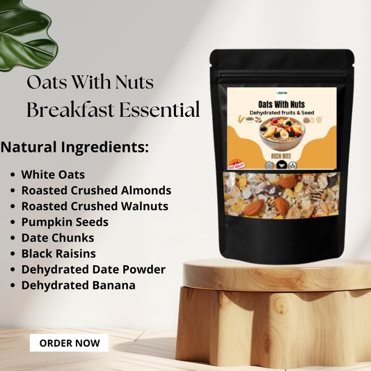 Oats With Nuts Breakfast Essential