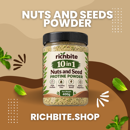 10 in 1 Nuts and Seeds Protein Powder -400g
