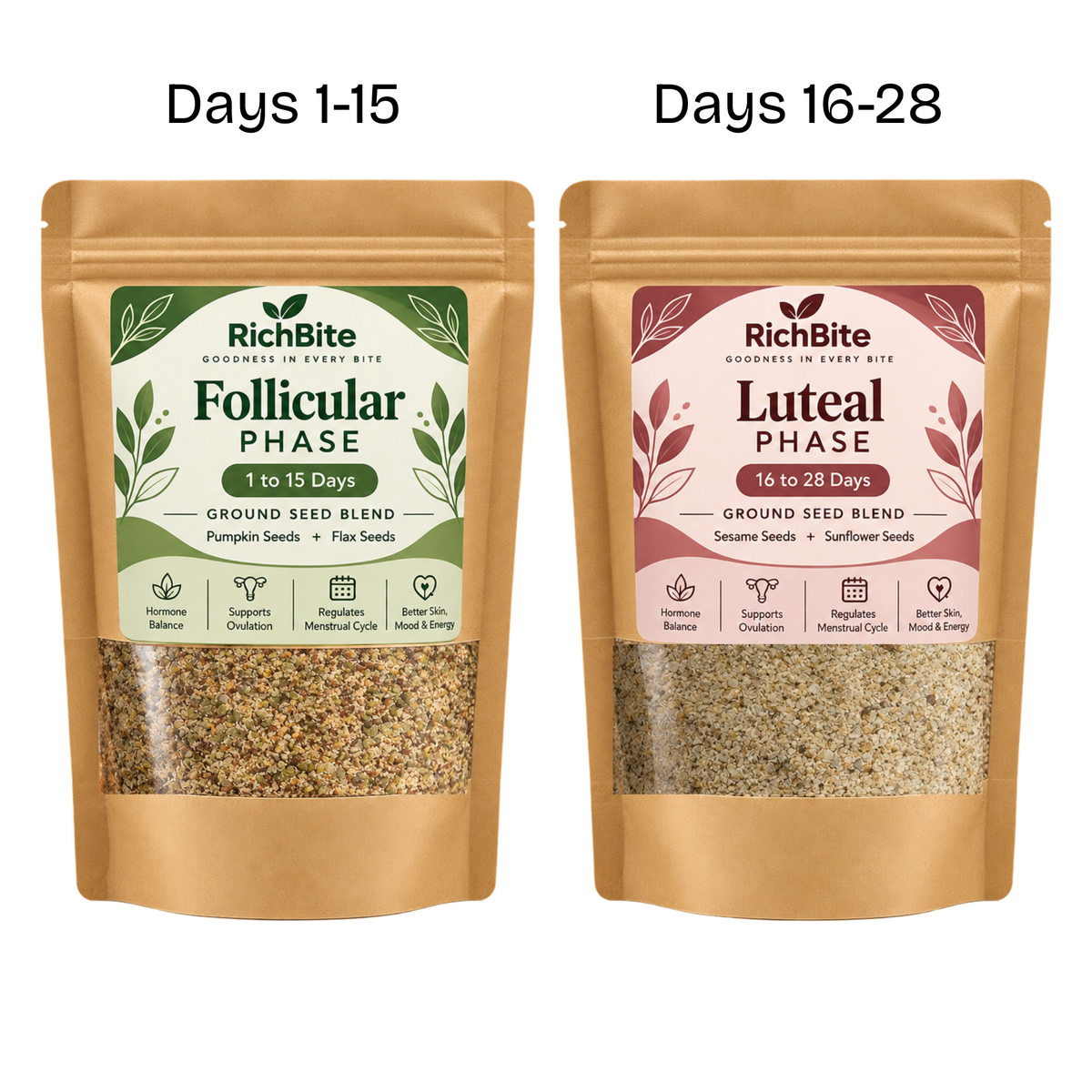 NO 1. PCOS Seed Cycling Kit Blend Mixture