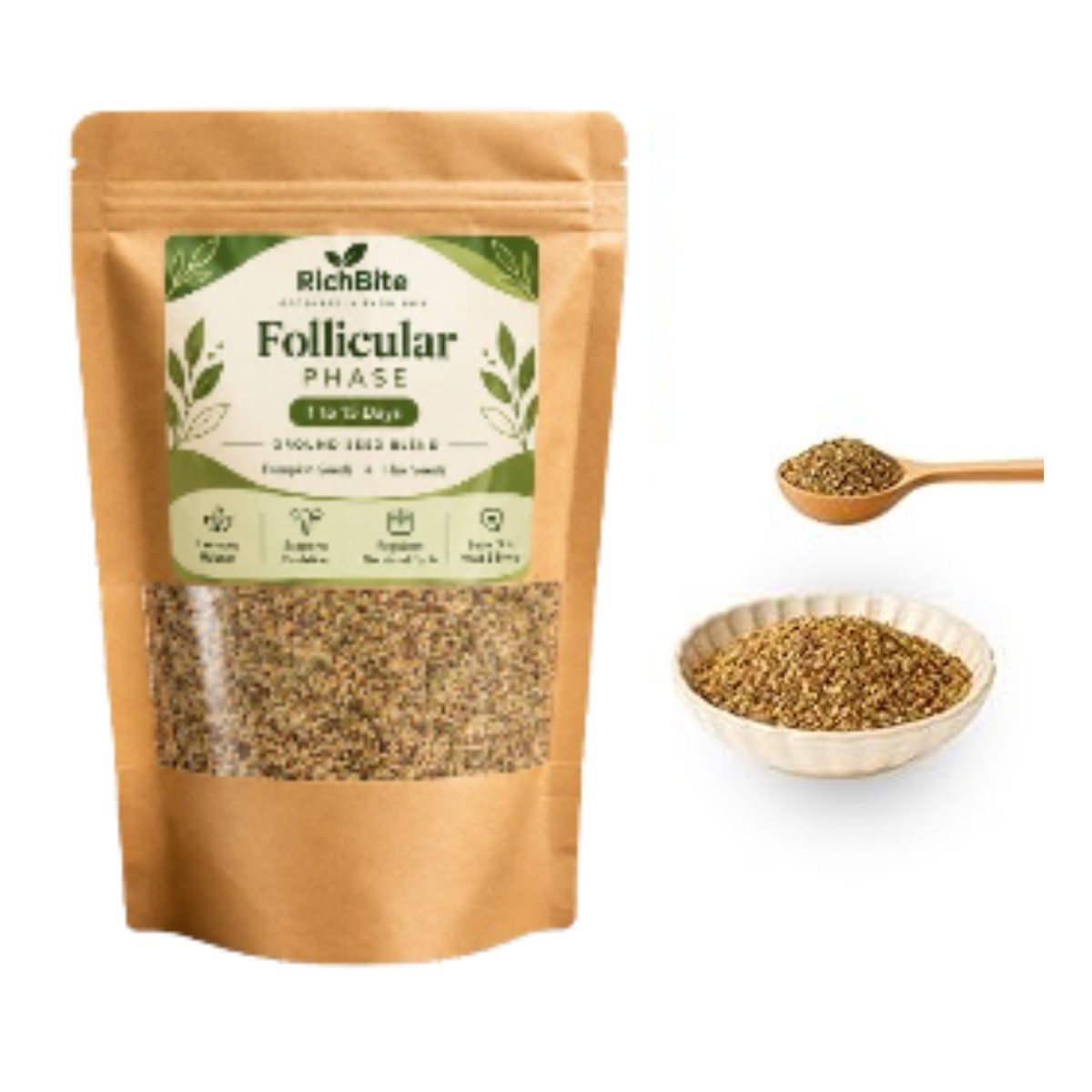 NO 1. PCOS Seed Cycling Kit Blend Mixture