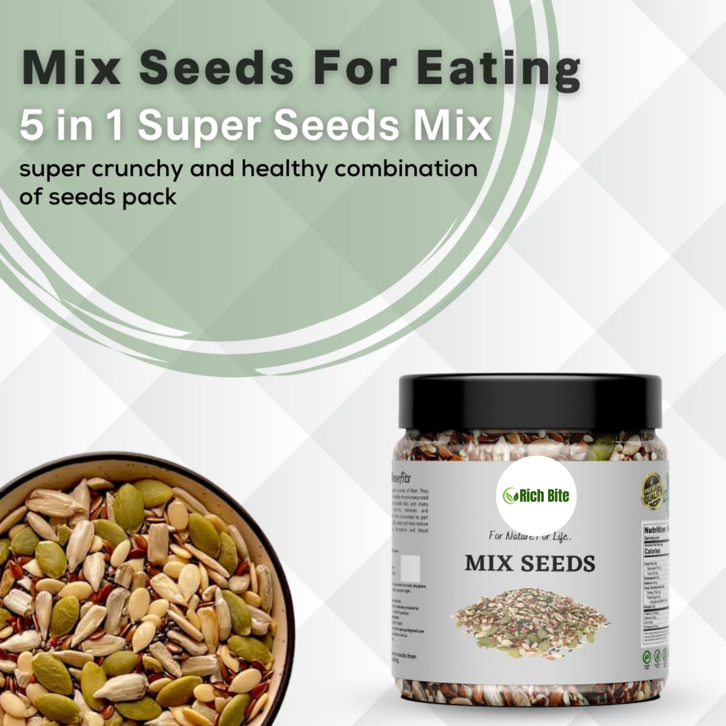 Roasted 5 IN 1 Super Mix Seeds -250g