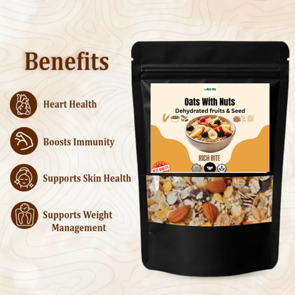 Oats With Nuts Breakfast Essential