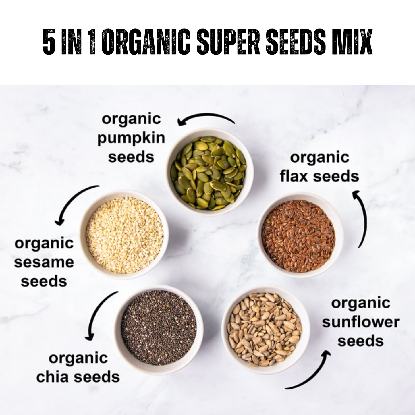 Roasted 5 IN 1 Super Mix Seeds -250g