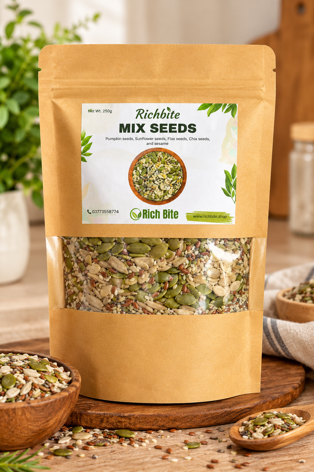 6 IN 1 Roasted Super Mix Seeds -300g