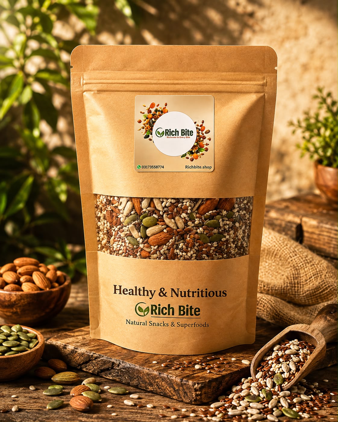 Mix Seeds with Almond -250g