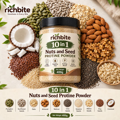 10 in 1 Nuts and Seeds Protein Powder -400g