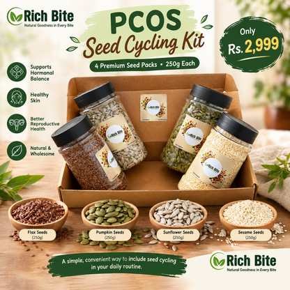 🌱 PCOS Seed Cycling Kit – 1kg Total